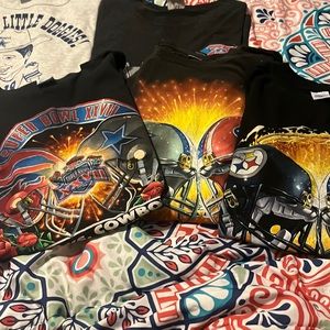 Bundle Super Bowl deal three shirts all vintage, single stitch, and hat